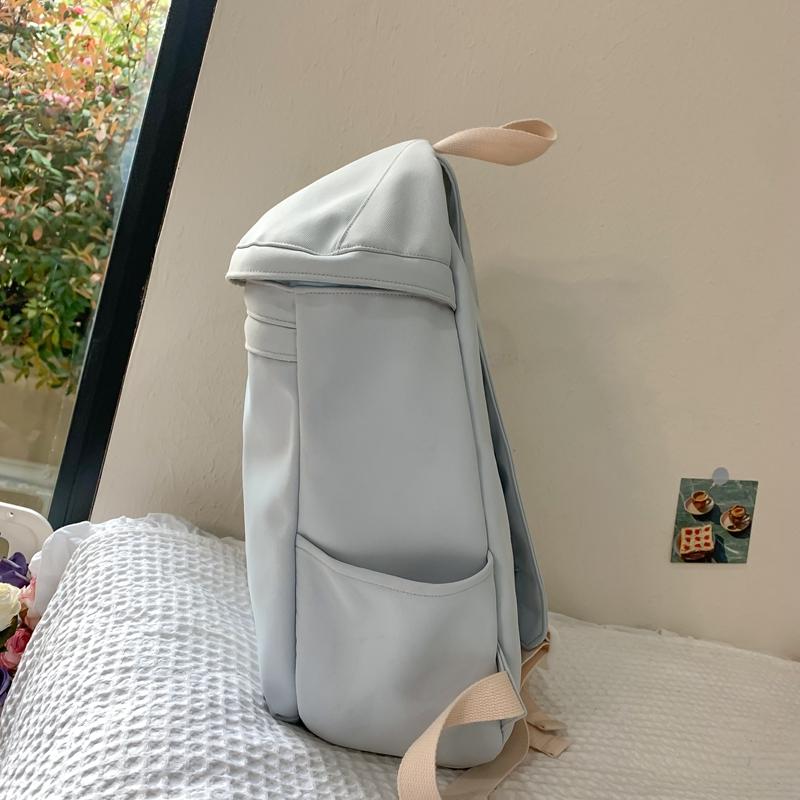 Женский рюкзак Студенческий однотонный школьный рюкзак