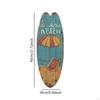 Wall Sculpture Wooden Plaque Craft Home Decoration Hawaiian Themed Decor Hanging Sign for Shelf