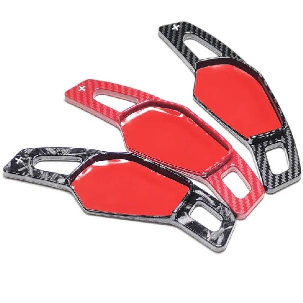 Для Skoda Octavia A8 MK4 ENYAQ RS IV VRS Kodiaq Karoq 2020-2022 Автомобиль Рулевое колесо Лепестки переключения передач Расширители лепестков Стикер DSG Переключение передач