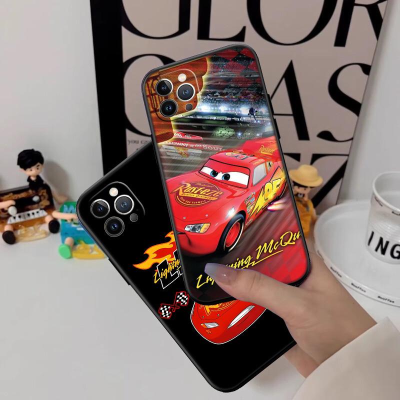 Cars Lightning McQueen New High-End Shell Phone Case for iPhone 16 15 14 13 12 Pro Max Plus Mini