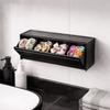 Plastic Magnetic Refrigerator Storage Box Wall Mounted Side Hanging Storage Rack  Bathroom