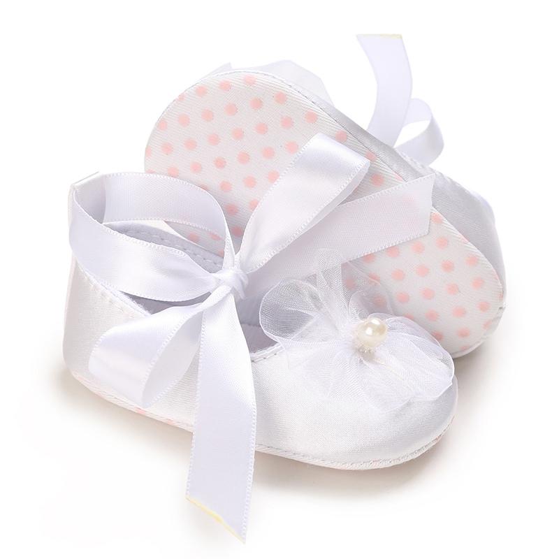 Детская весенне-летняя милая повседневная обувь с рисунком цветов и лент, нескользящая обувь с мягкой подошвой