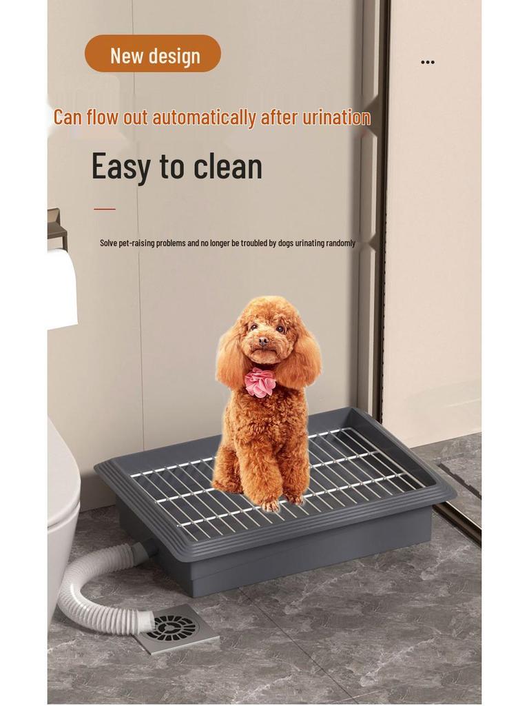 Домашний туалет: Туалет для маленьких собак в помещении - Система слива мочи и фекалий