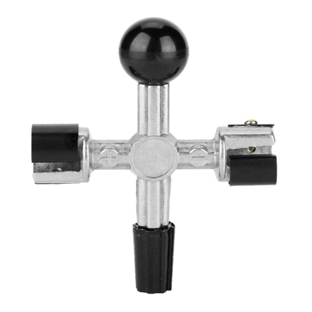 4-ходовой очиститель клемм и клемм аккумулятора Практичный развертка зажимов и скребки клемм Защитник аккумулятора для автоматической очистки