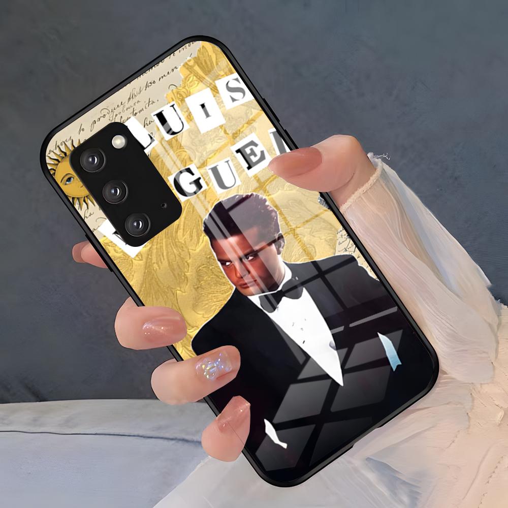 Чехол для телефона певца Луиса Мигеля для Samsung S26 S25 Plus S20 S20 Plus S22 Ultra S23 FE S21 Plus S21 Ultra Стеклянная крышка