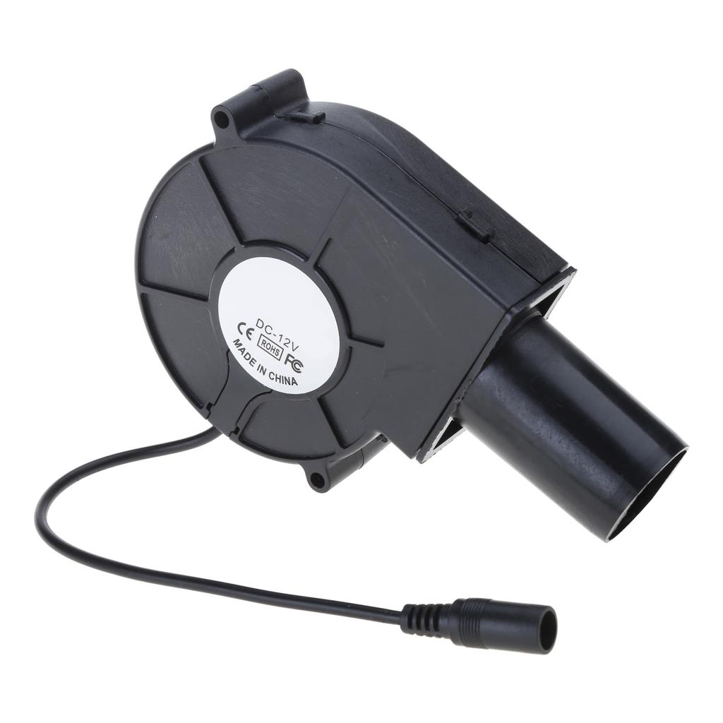 Portable BBQ Fan for DC 12V 20W 5.5x2.1mm Air Turbo Blower for Barbecue Picnic Camping Fire Charcoal Starter Cooking Too