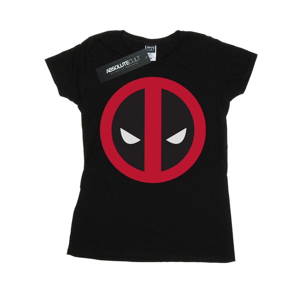 Marvel Womens/Ladies Deadpool Large Clean Logo Cotton T-Shirt