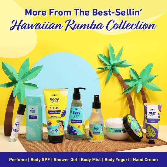Plum Лосьон для тела BodyLovin' Hawaiian Rumba | Солнцезащитный крем для тела с SPF 44 PA+++ | Для всех типов кожи | Свежий пляжный аромат | 100% веганский