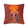 Karol G Tropicoqueta New Album Pillowcase Polyester Cushion Cover Decor Verano Rosa Throw Pillow Case Cover Home Square 40X40Cm
