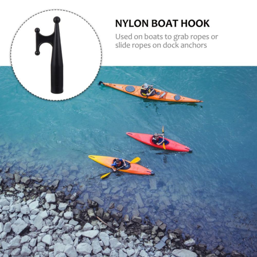 Black Plastic Nylon Boat Hook Nylon Material Boat Hook End Durable Boat Hook Mooring