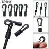 Boat Kayak Accessories Elastic Ropes Buckles Rope Buckle Clothesline Straps Hooks Camping Tent Hook