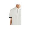 Moncler SS25 Logo Embossed Short Sleeve Polo Shirt Men tops White K1-091-8A00027-89ALK-034