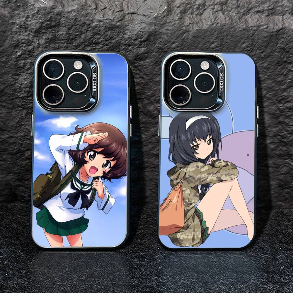 Чехол для телефона G-GIRLS и P-PANZER для iPhone 17,16,15,14,13,12,Pro MAX Черный Матовый Ударопрочный Чехол