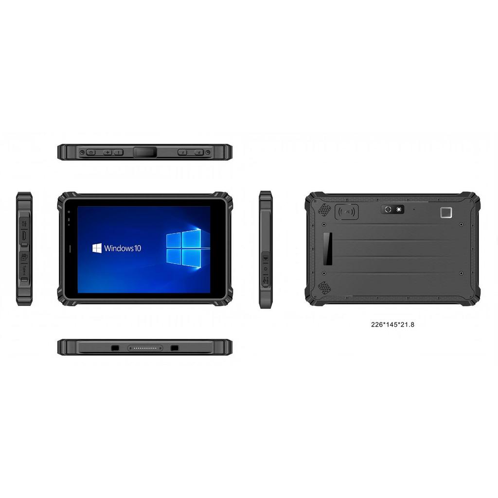 Прочный 5G промышленный планшет Fushi Zhikong с IPS-экраном, поддержкой NFC, отпечатков пальцев, RTK и сверхвысоких частот.