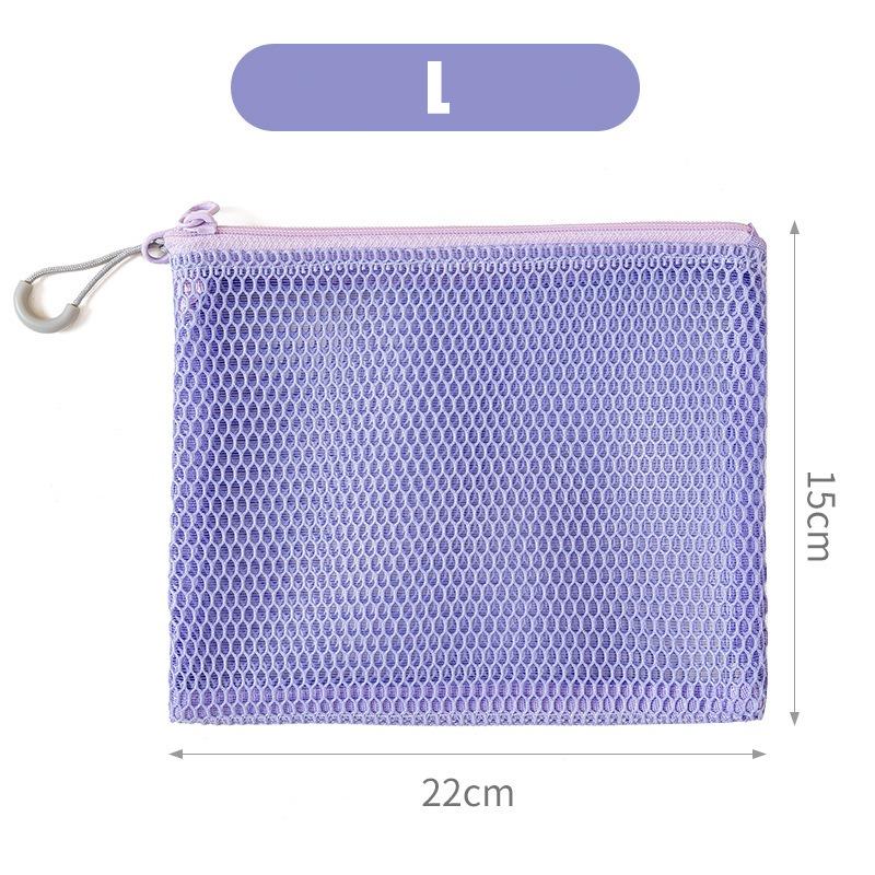 Цветная сетчатая сумка для хранения с двойной молнией, двухслойный портативный кошелек для монет, квадратный сетчатый кошелек для монет, дорожный органайзер, сумка для переноски