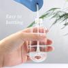 5pcs Leak-Proof Travel Squeeze Bottles with Keychains - 30ml Refillable, Portable Containers for Hand Sanitizer Toiletries