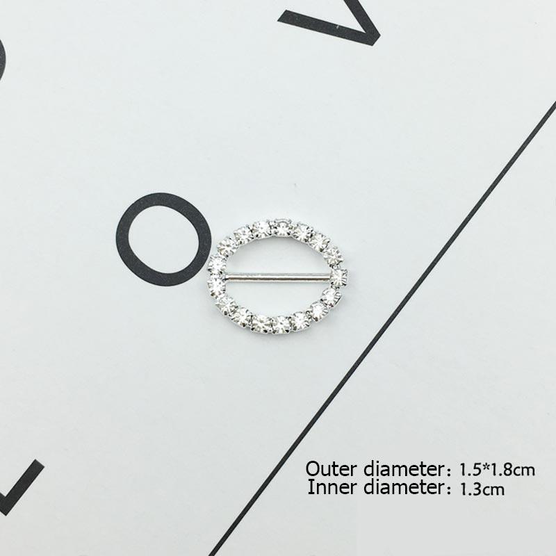 Fashion 10PCS/Set Hairband Making Hot Sale Girls Hair Accessories Card Decoration Women Rhinestone Buckles DIY Popular Wedding Metal