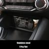 Для Nissan Sentra аксессуары из нержавеющей стали автомобильный прикуриватель панель декоративная крышка отделка наклейка автомобиль