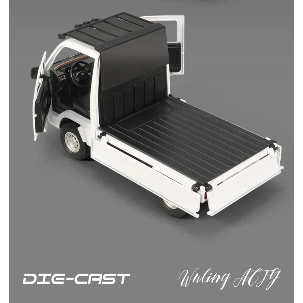 1/18 Honda ACTY 4WD Attack Пикап Металлический Литой Модель Автомобиля Звук и Свет Инерционный Коллекционный Орнамент Подарок на День Рождения