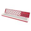 Nimomo Fishing Floats Box 3 Layers 3 in 1 Fish Float Storage Box Fishing Tackle Accessories for Outdoor Fishing(red)