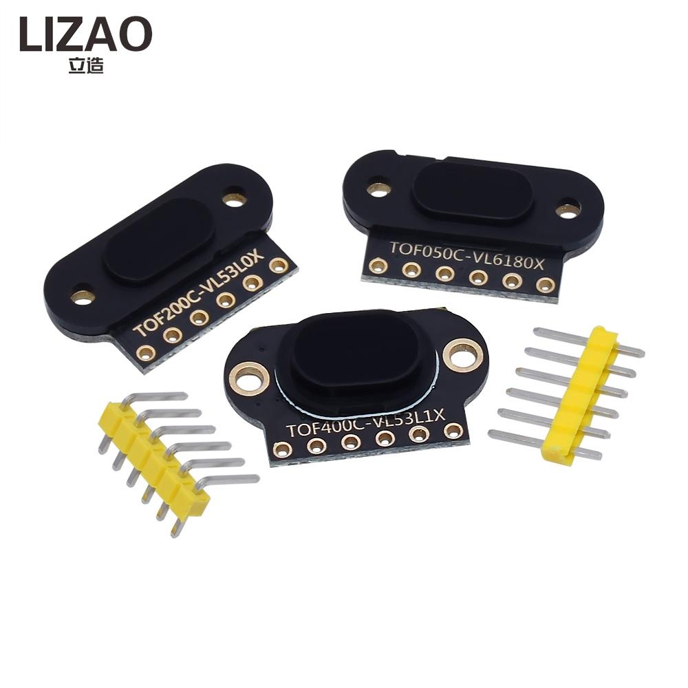 LIZAO TOF050C 200C 400C TOF Laser Ranging Sensor Time-of-Flight Distance Module IIC Output for Arduino VL6180 VL53L0X VL53L1X
