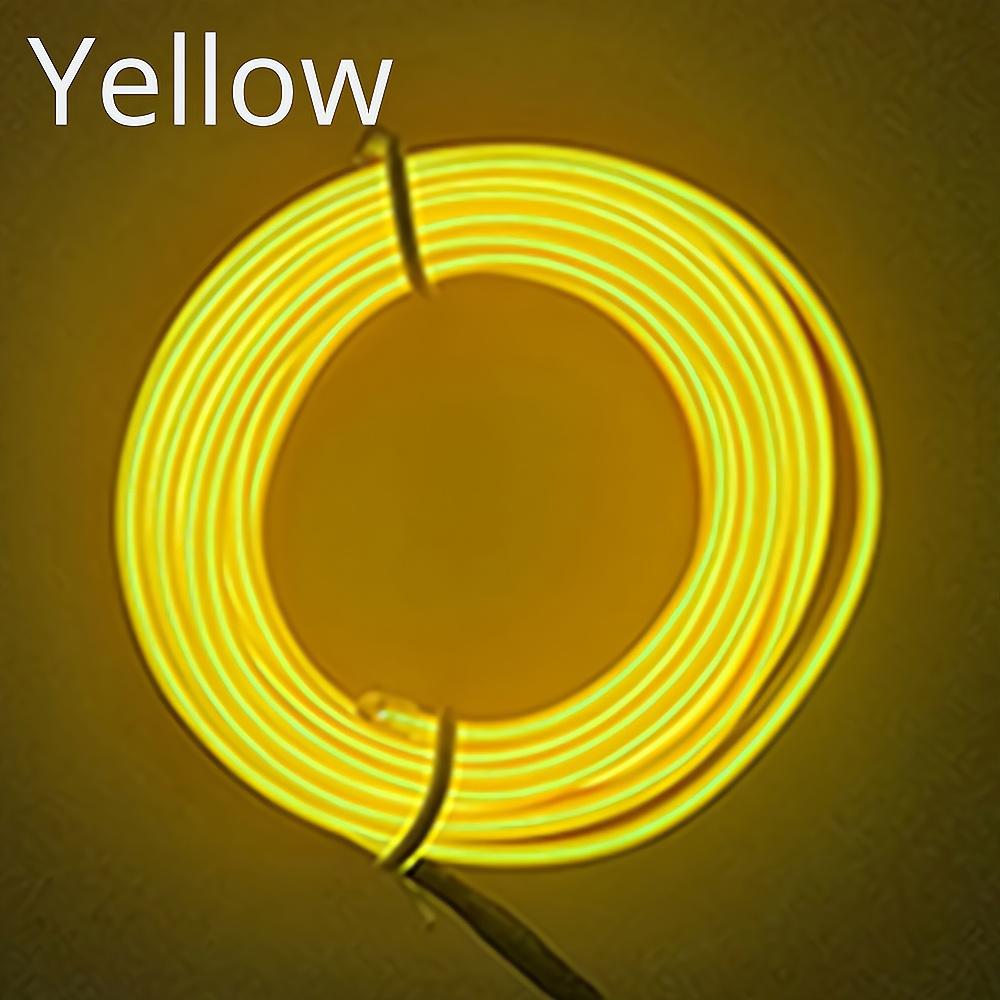 1M 2M 3M 5M Автомобильное внутреннее освещение Автоматическая светодиодная лента Проводной трос Трубка Линия Гибкий неоновый свет с 12 В USB-прикуривателем