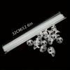 100pcs/set Transparent Balloon Sticks, Balloon Accessories, Handheld Balloon Holder, Plastic Rods, Birthday Party Wedding Supplies Home Decoration