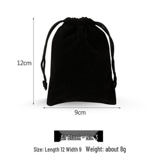 Lucky Bag Flannel and Brocade Jewelry Pouch