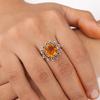 Natural Citrine Gemstone 925 Stamped Silver Jewelry Handmade Women Ring For Gift RR-7-4