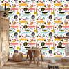 Safari wallpaper animals lions and trees for living room and bedroom 50x1000