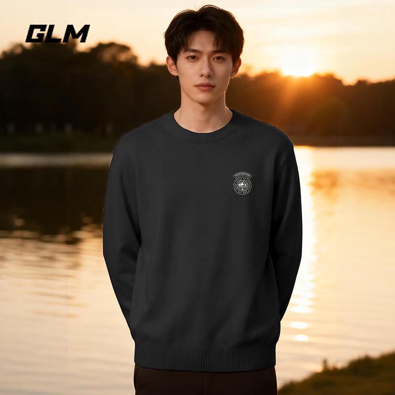 GLM Men's 2025 Autumn/Winter Round Neck Pullover Sweater