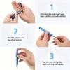 8-in-1 Pen Type Portable Multi Specification With Magnetic Screwdriver Head Manual Screwdriver Tool High-density Screwdriver Head