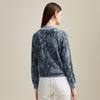 Women's Jacquard Half-High Neck Cashmere Sweater