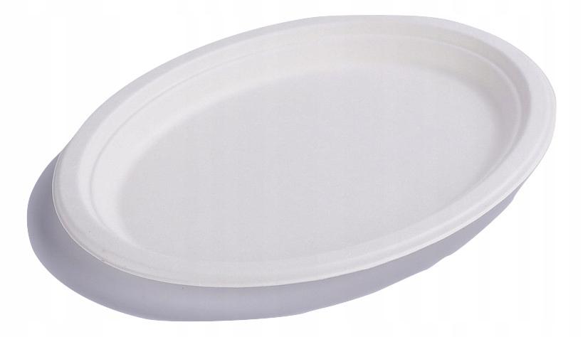 Disposable Oval Plates - - Disposable Reed Plate