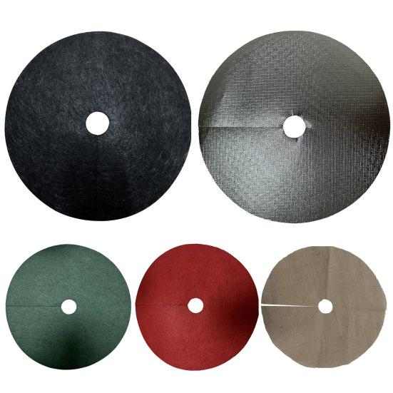 12 шт. разлагаемая круглая мульча для деревьев, защитный коврик от травы, нетканый тканевый чехол, многоразовый барьерный коврик для защиты корней и борьбы с сорняками