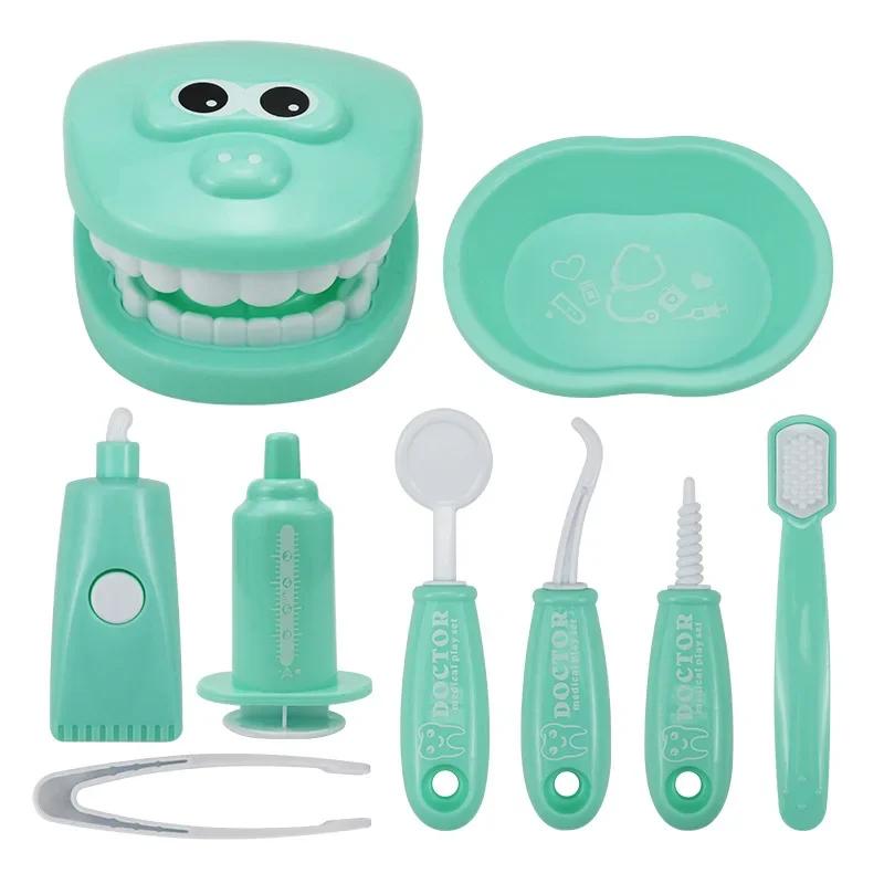 19Pcs Montessori Educational Toys For Children Early Learning Doctors Role Play Kids Intelligence Brushing Tooth Teaching Aids