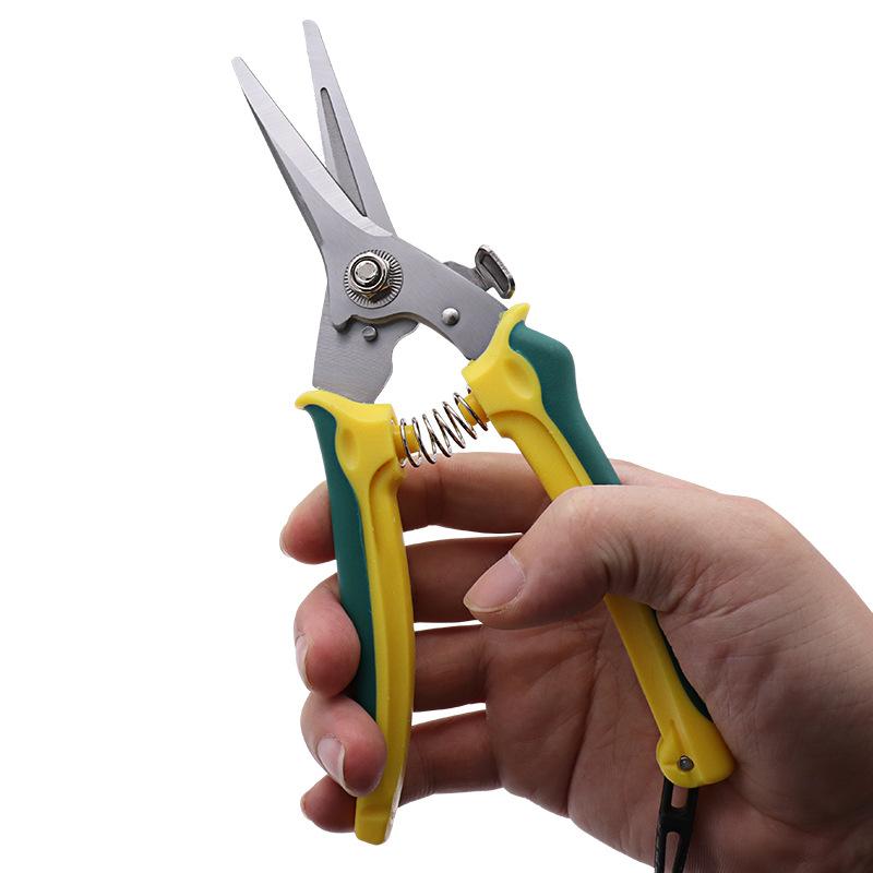 Pruner Garden Scissors Professional Sharp Bypass Pruning Shears Tree Trimmers Secateurs Hand Clippers For Garden Beak Scissors