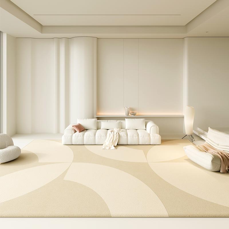 Large Area Living Room Decoration Plush Carpet Fluffy Soft Lounge Floor Mat Cream Style Rugs for Bedroom Home Thick Washable Rug