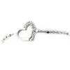 Les Trésors De Lily [N1066] - White 'Love' Silver Bracelet