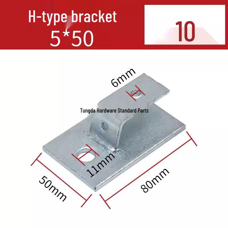 Оцинкованный 90° плоский отвод с горизонтальным изгибом, 4*40H и 4*25Z заземляющий кронштейн стальной крепежный зажим
