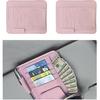 Augeny Car Sun Visor Organizer, Small Auto Visor Organizer And Storage, Registration And Document Holder, Vehicle Accessories For Sunglasses,