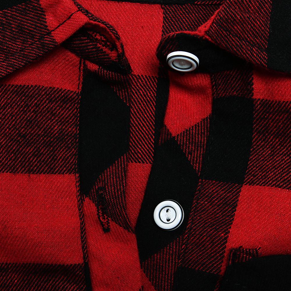 Детское клетчатое хлопковое мягкое платье с длинными рукавами для девочек, повседневная одежда