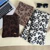 Korean Style Imitation Wool Scarf Lightweight Winter Shawl Fashion Leopard Print Scarf  Unisex