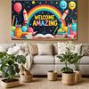 Themed Slime Backdrop Photography Backdrop Rainbow Banner For Slime Product Launches Slime Fan Gatherings Kids Parties