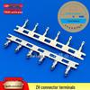 ZH Terminal Connector 1.5mm Phosphor Bronze Wire-to-Wire Plug with Continuous Winding Male and Female Pins