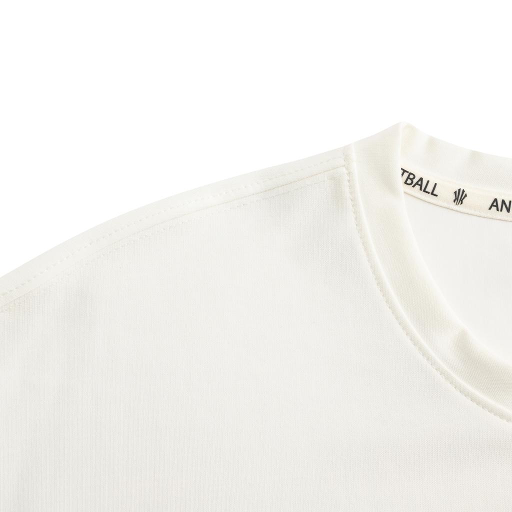 Anta Серия Кайри Баскетбольная Стиль Брызги Классический Простой Удобный Повседневный Свитшот с Круглым Вырезом Свободная Футболка с Коротким Рукавом Унисекс Топы 172621109-1