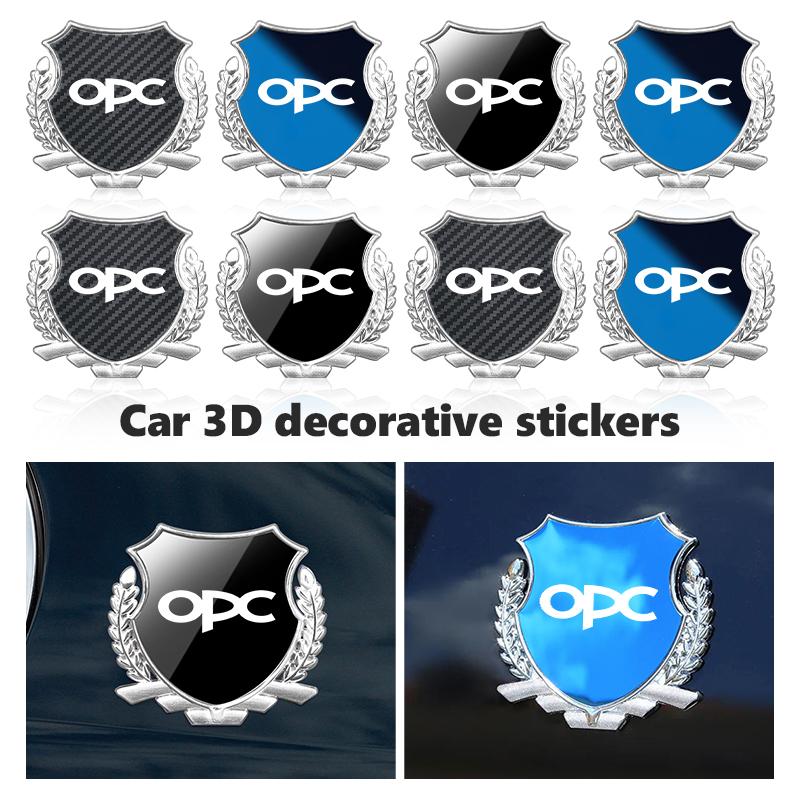 AAHK1 3D Metal Wheat Ears Car Body Decoration Sticker Badge Emblem For Opel Mokka Astra H K J G Corsa D E Vectra C B Insignia