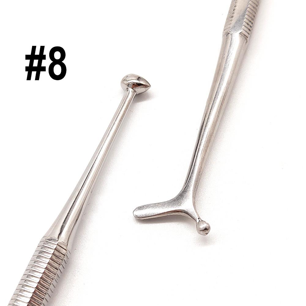 Dental Composite Filling Tool Instrument Filler Spatula Amalgam Plastic Filling Spatula Double Ends Stainless Steel