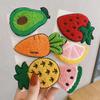 Creative Cartoon Fruit Hairpins for Children Sweet Strawberry Pineapple Carrot Hair Clips Girl Hair Accessories