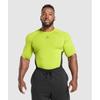 Gymshark Футболка Element Baselayer ZesT Green Black A2b4c EC31
